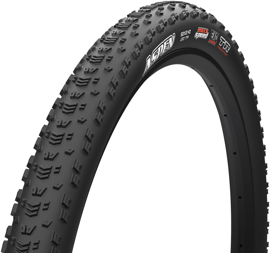 Maxxis Aspen Tire - 32 x 2.40 Tubeless Folding Black MaxxSpeed EXO