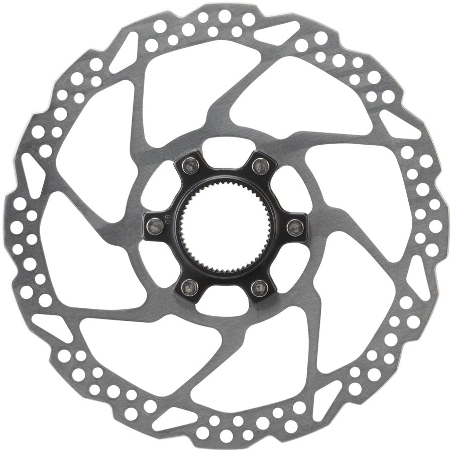 Shimano Deore SM-RT54-M Disc Brake Rotor - 180mm Center Lock For Resin Pads Only External Lockring Silver