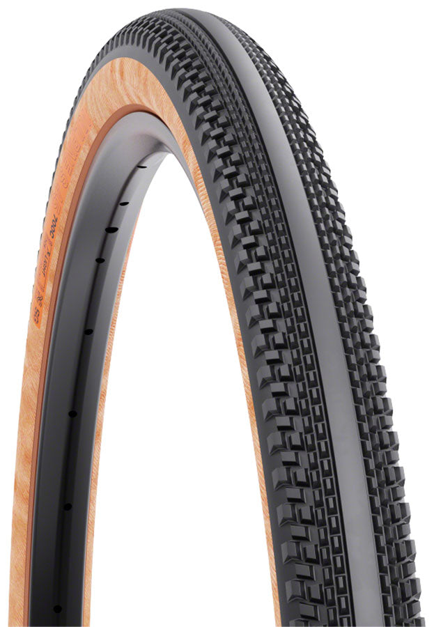 WTB Vulpine S Tire - 700 x 45 TCS Tubeless Folding BLK/Tan Light/Fast Rolling Dual DNA SG
