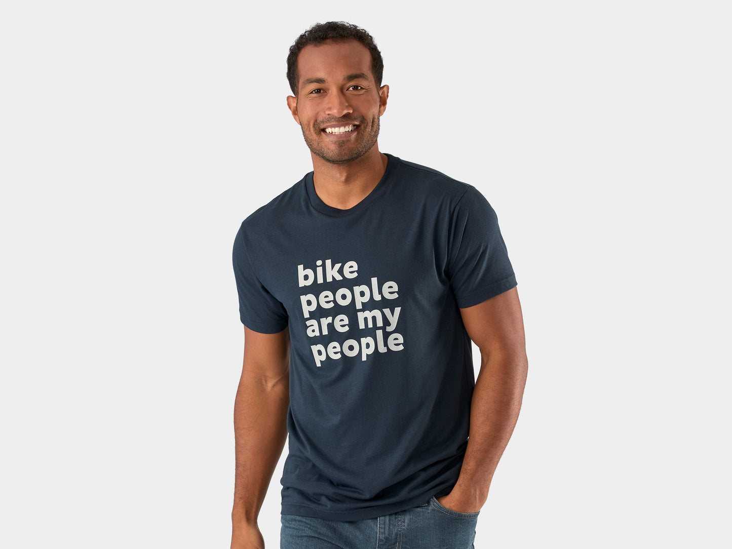 Trek Bike People Tee Large Navy Shirt