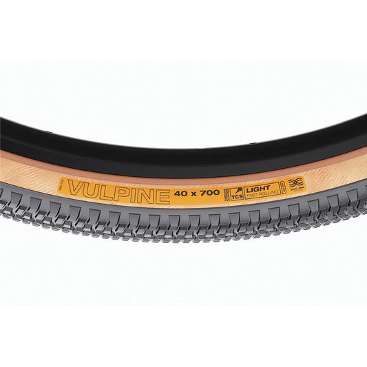 WTB Vulpine Gravel Tire 700x40C Folding Tubeless Ready Dual DNA TCS Light/Fast Rolling 60TPI Tanwall