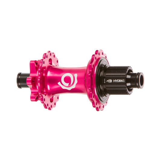 Industry Nine Hydra 2 Boost MicroSpline Disc Hub Rear 28H 12mm TA 148mm Shimano Micro Spline Pink