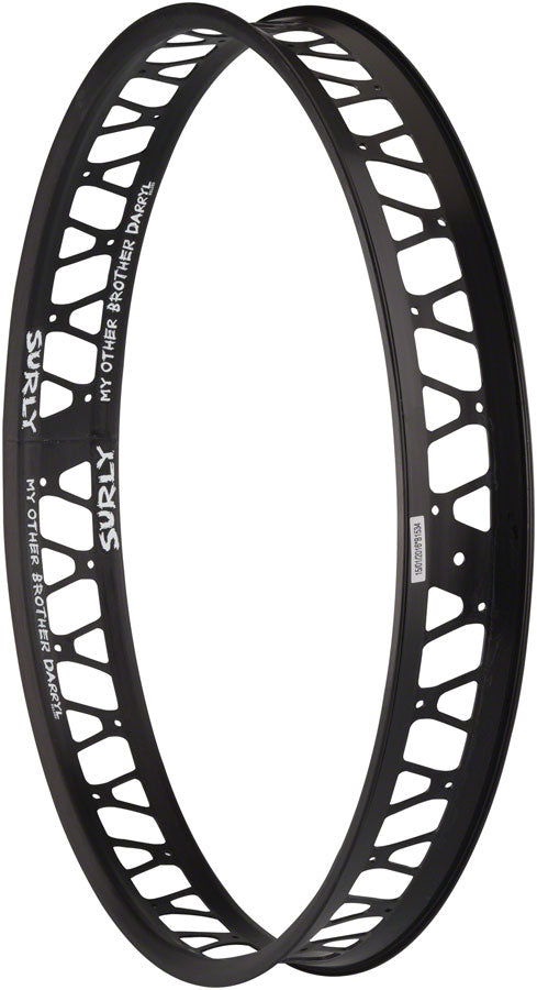Surly My Other Brother Darryl Rim - 26" Disc Black 32H Clincher Symmetric