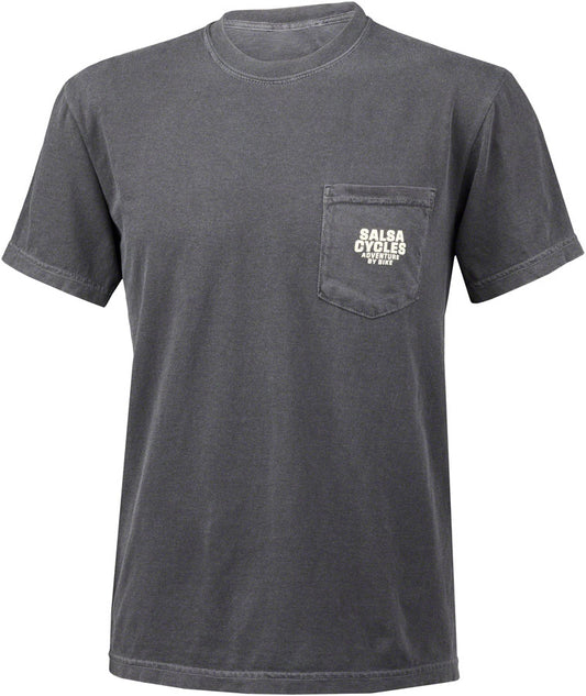 Salsa Logo Short Sleeve Pocket T-Shirt - Unisex Grey X-Large