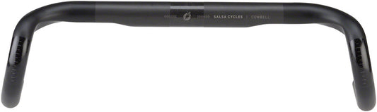 Salsa Cowbell Carbon Drop Handlebar - 31.8mm Clamp 38cm Width Carbon Black