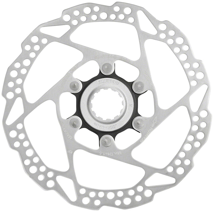 Shimano SM-RT54-SI Disc Brake Rotor - 160mm Center Lock For Resin Pads Only Internal Spline Lockring