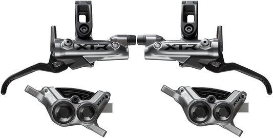 Shimano XTR M9220 Enduro Disc Brake Upgrade Kit - Right Left BL-M9220 Levers Post Mount Front Rear BR-M9220 4-Piston Calipers