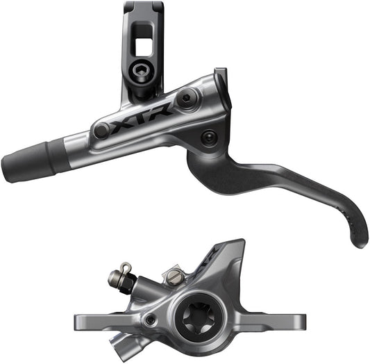 Shimano XTR M9200 XC Disc Brake Lever - Left/Front  Post Mount 2-Piston Caliper SM-BH90-SS Hose Metal Pads Gray