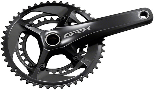 Shimano GRX FC-RX810-2 Crankset - 172.5mm 11-Speed 48/31t 110/80 BCD Hollowtech II Spindle Interface BLK