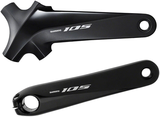 Shimano 105 FC-R7000 Crankset - 170mm 11-Speed W/O Rings 110 BCD Hollowtech Crank Arms Hollowtech II Spindle Interface BLK