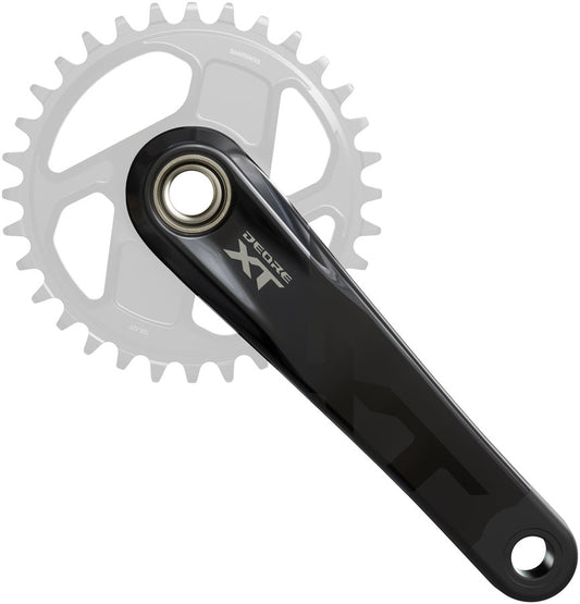 Shimano Deore XT FC-M8200 Crankset - 160mm 1x Direct Mount Hollowtech II Hollow-Forged Crankarms BLK