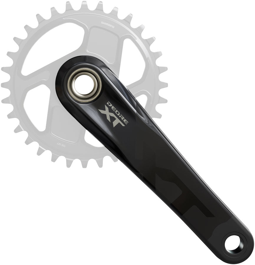 Shimano Deore XT FC-M8200 Crankset - 175mm 1x Direct Mount Hollowtech II Hollow-Forged Crankarms BLK