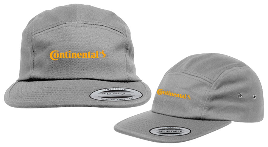 Continental 5 Panel Hat - Gray