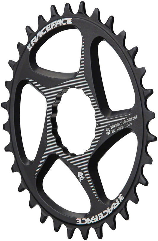RaceFace Direct Mount Wide Chainring - 32t DM CINCH For Shimano 12-Speed HG+ Compatible Chain BLK