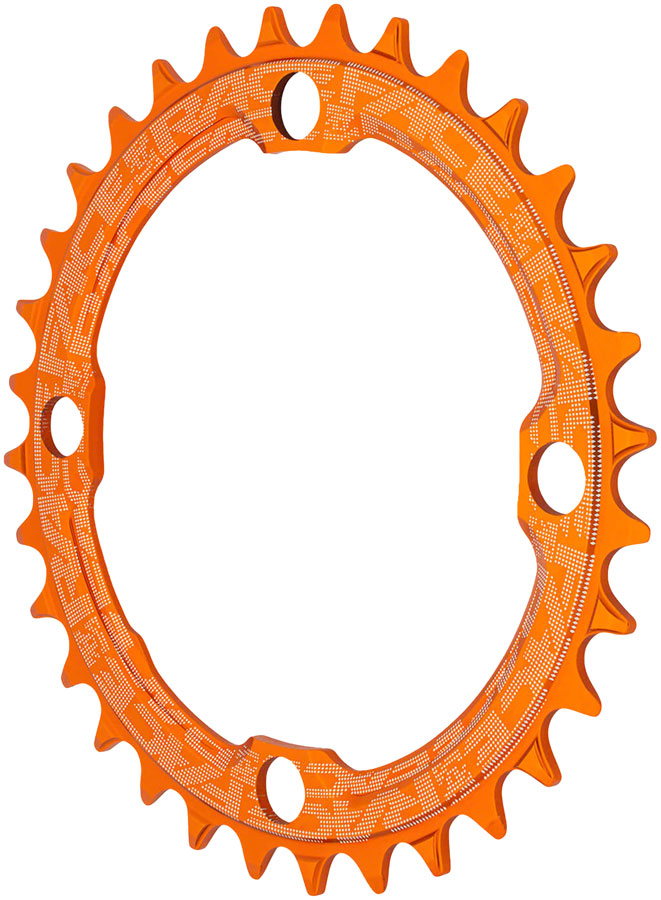 RaceFace 1x Narrow Wide Chainring - 32t 104 BCD 10-12 Speed 7075 Aluminum Orange