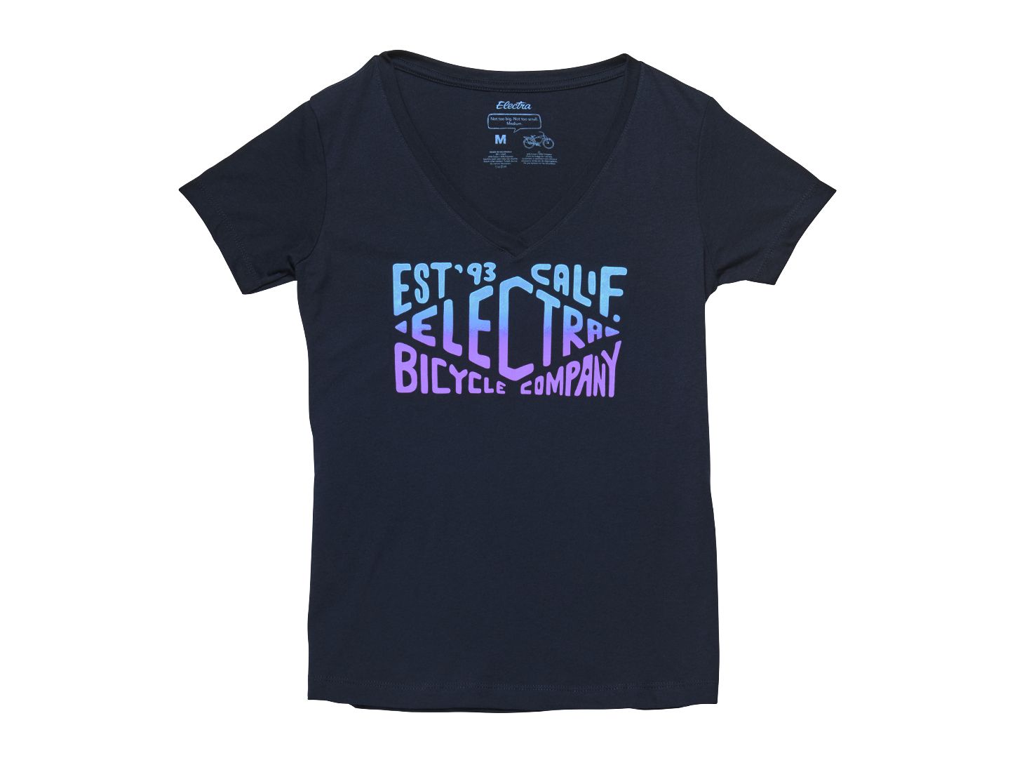 Electra Union V Tee Women X-Small Midnight Blue Shirt