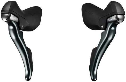 Shimano Tiagra ST-4700 2x 10-Speed Shift/Brake Lever Set - Dual Control BLK