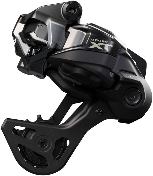 Shimano Deore XT RD-M8250-GS Di2 Wireless Rear Derailleur - 12-Speed Medium Cage Shadow ES BLK/Gray