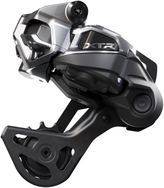 Shimano XTR RD-M9250-GS Di2 Wireless Rear Derailleur - 12-Speed Medium Cage Shadow ES BLK/Gray