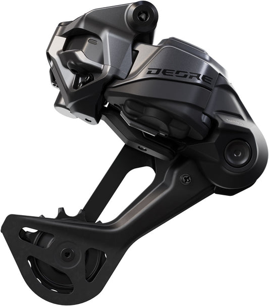 Shimano Deore RD-M6250-SGS Di2 Wireless Rear Derailleur - 12-Speed Long Cage Shadow ES BLK/Gray