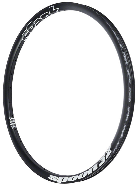 Spank Spoon 32 Rim - 26" Disc Black 32H Clincher