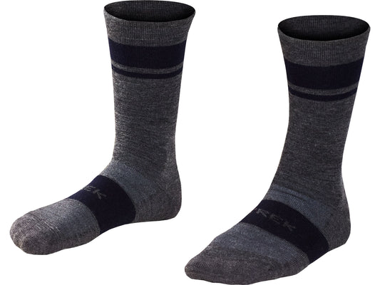 Sock Trek Race Merino Wool Padded Crew X-Large (45-47+) Grey