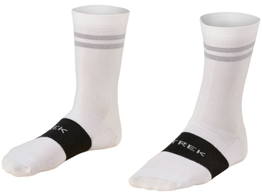 Sock Trek Race Reflective Crew Large (42-44) White