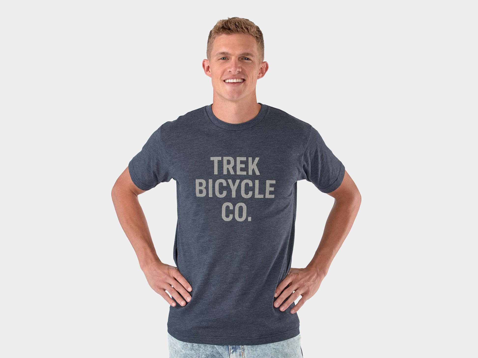Trek Bicycle CO Tee Medium Navy Shirt