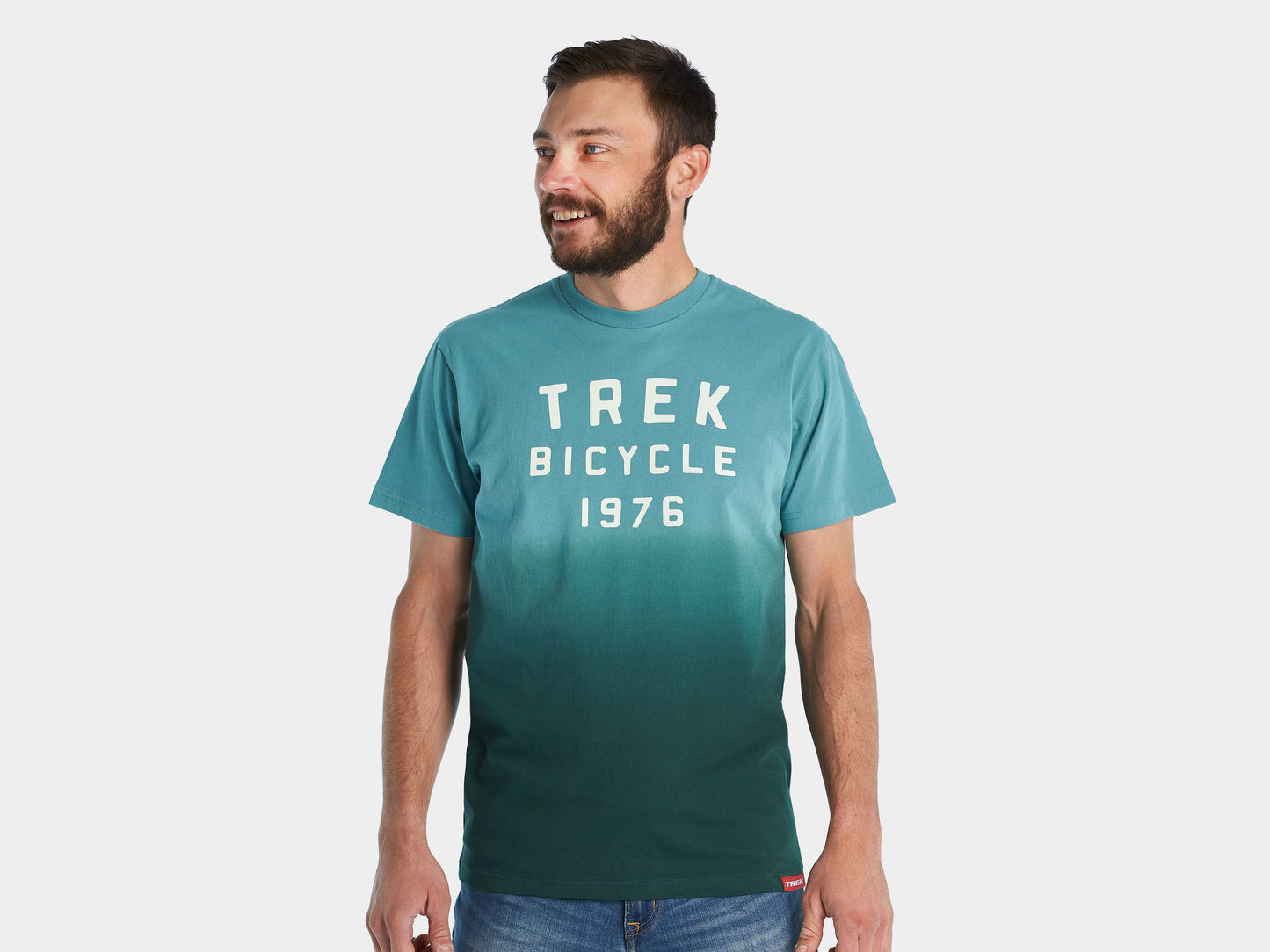 Trek Fade Tee Large Emerald Shirt