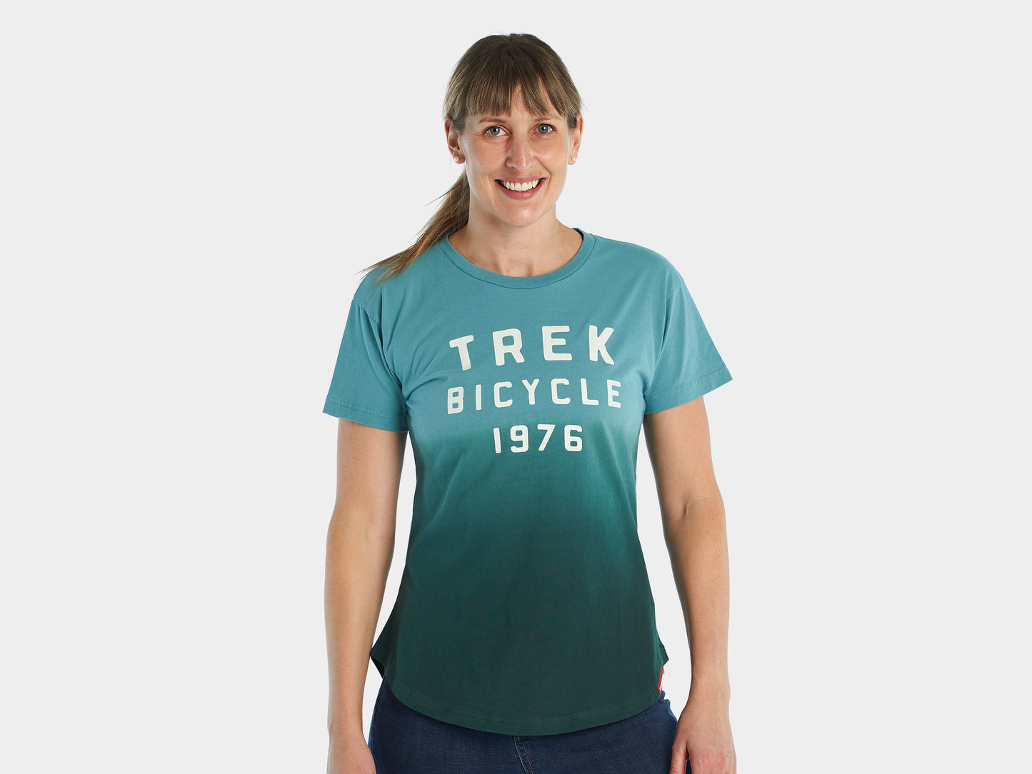 Trek Fade Tee Women X-Large Emerald Shirt