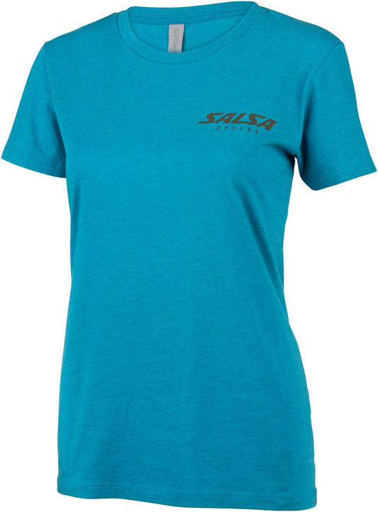 Salsa Lone Pine Women's T-Shirt - Teal Medium