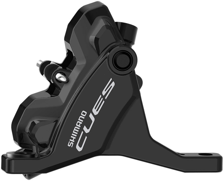 Shimano CUES BR-U6030F Hydraulic Disc Brake Caliper - Front Flat Mount Resin Pad BLK