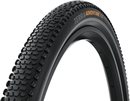 Continental Terra Adventure Tire - 700 x 45 / 29 x 1.75 Tubeless Folding BLK/Graphite Reflex Grip Trail Casing E25